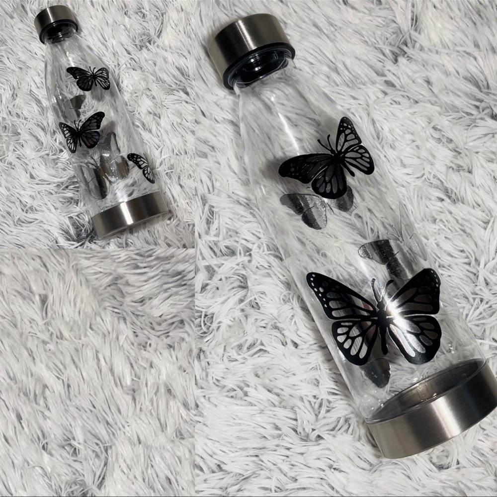 Butterflies water bottle